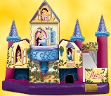 The fun and exciting New Disney Princess 3D 5 in 1 Combo. It Slides, Bounces, Basketball, Obsticle Course and Lots of Fun!